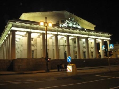 Old Saint-Petersburg Stock Exchange building