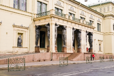 Sculptures of Atlantis of the New Hermitage